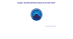 Desktop Screenshot of osservatorio-cerreto.org